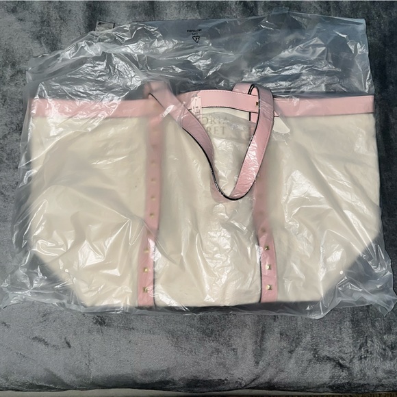Victoria Secret Canvas Tote Bag - Picture 2 of 3